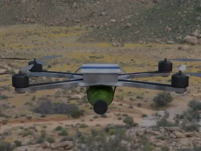 FPV Kamikaze Drone 3D model