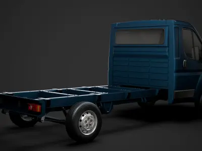Citroen Jumper Chassis Truck Single Cab 3800WB 2020 3D model