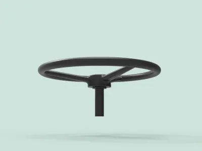 Stearing wheel 6 3D model