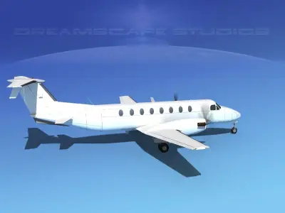 Beechcraft B1900C Unmarked 3D model