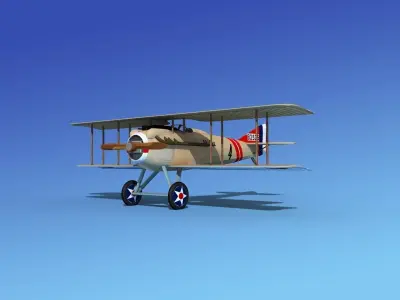 SPAD VII 3D model