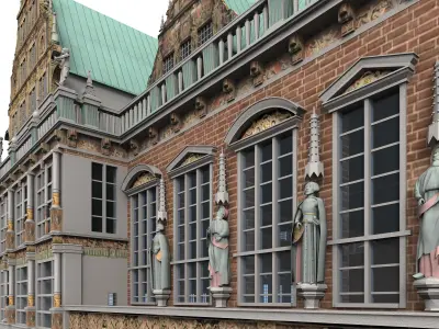 Town Hall of Bremen 3D model