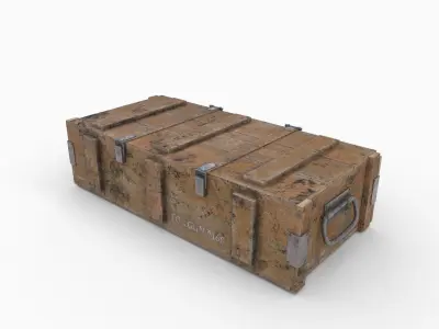 Ammo Crate - PBR Low-poly 3D model