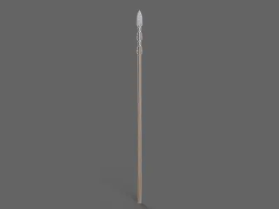 PBR Spear V1b Low-poly 3D model