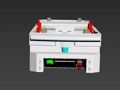 AGV carrier car 3D model