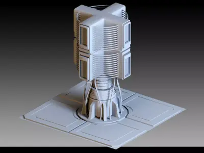 19- Industrial- Sci-Fi Props- Vol 01 3D model