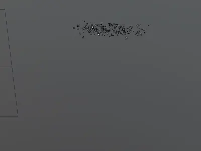 FeatherShoot02 150 Low-poly 3D model