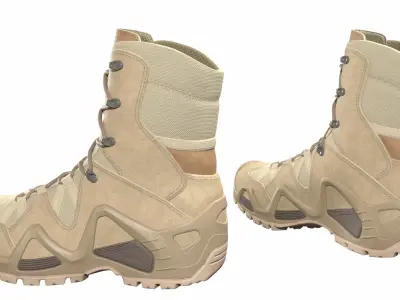 Military Boots Sandstorm 3D model