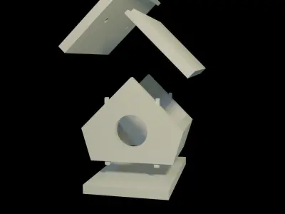 Bird House Printable Free 3D print model