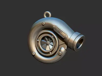 Turbo Pendant 3D print model