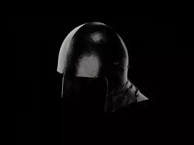 Sallet - Schaller Helmet 3D model