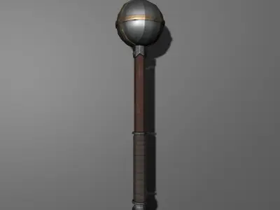 5 Blunt Weapon Package Low-poly 3D model