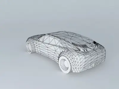 Car NEG NB Shooting brake template Free 3D model