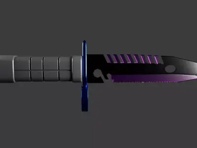 DAGGER-INTERSTELLAR ICICILE Low-poly 3D model