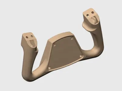 Beechcraft Flight Simulator Yoke Version 2 3D print model