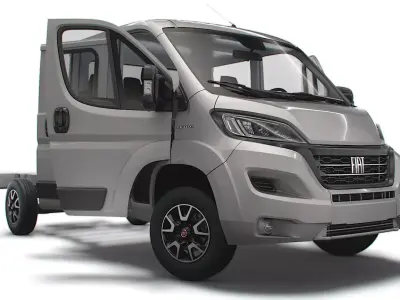 Fiat Ducato Chassis CrCab 3800WB 2023 3D model