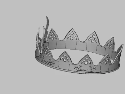 Fantancy crown Tiara 3D print model
