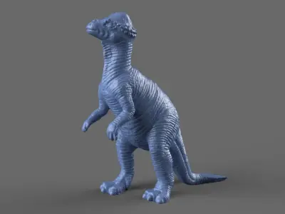 Pachycephalosaurus Dinosaur 3d scan toy 3D model