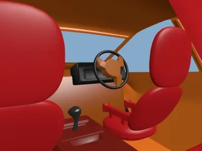 Beautiful Car Free low-poly 3D model