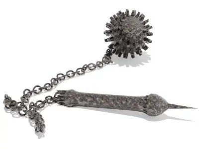 Flail Low-poly 3D model