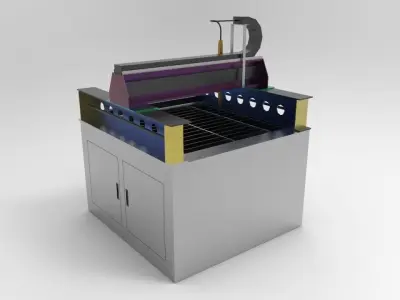 Plasma Cutting Machine 3D model