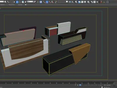 RECEPTIONS 3DS MAX 2015 5 MODEL 3D model