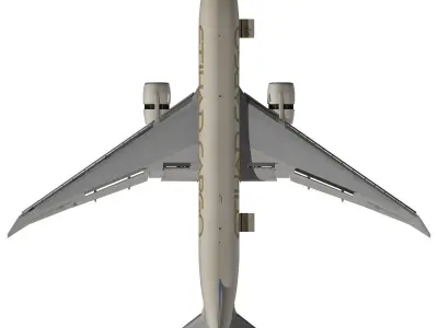 Boeing 777-200F Etihad Cargo 3D model