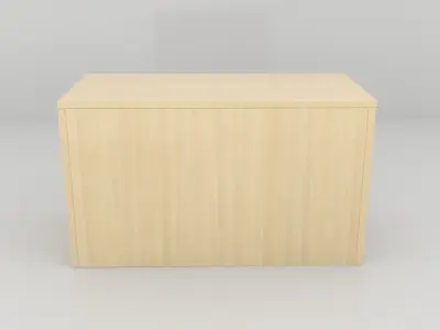 Chest of drawers Free low-poly 3D model