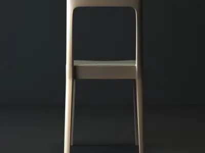 HIROSHIMA SIMPLE CHAIR - MERANO CHAIR Free 3D model