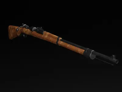 Gewehr M 98 Low-poly 3D model