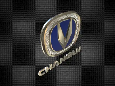changan logo 3D model