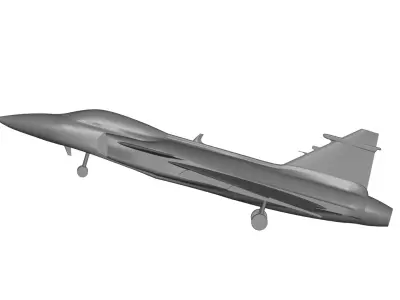 Saab JAS 39 Gripen 3D model