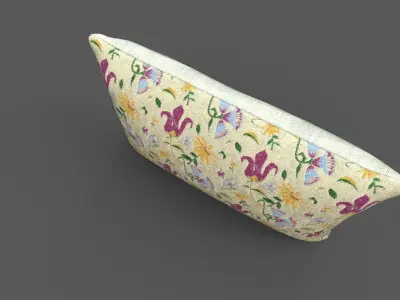 Cushion furniture Low-poly 3D model purchase