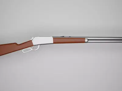 Winchester Rifle Free low-poly 3D model