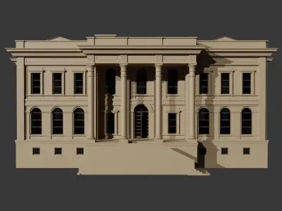 Istanbul Technical University Faculty of Management Building No2 3D model