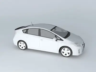 Toyota Prius XW30 2010 Free 3D model