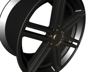 Wheel Custom Model DUB Skillz 3D model