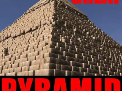 THE GREAT PYRAMID - 3d model 3D model