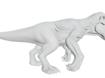 Dinosaur Rex Mutant 3D print model