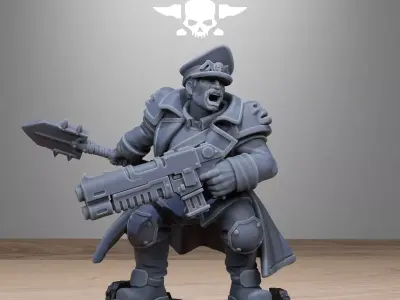 GrimGuard Lieutenant 3D print model