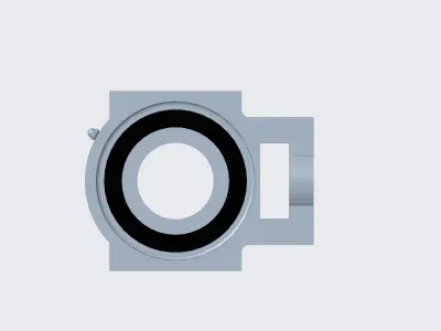 Ball Bearing Cast Iron Take-Ups Free 3D model