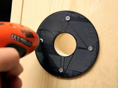 Bird house hole cover Free 3D print model