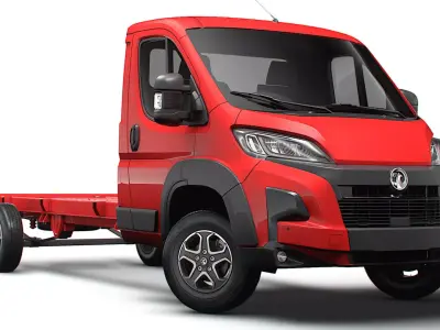 Vauxhall Movano Chassis SCab 4300WB 2025 3D model
