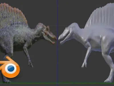 Jurassic Park III spinosaurus model  3D model