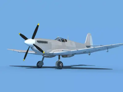 Supermarine Spitfire Mk IXb V00 3D model