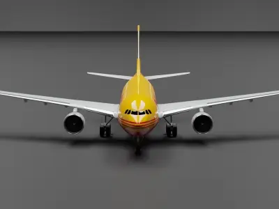 Airbus A300 DHL Cargo Livery 3D model