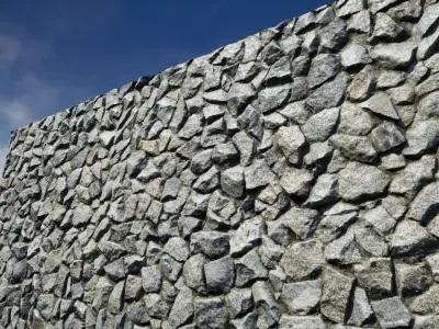 UE Rock Masonry materials part 04 Low-poly 3D model