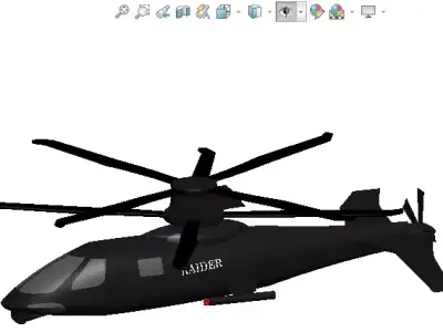 Sikorsky S97 Raider helicopter 3D model