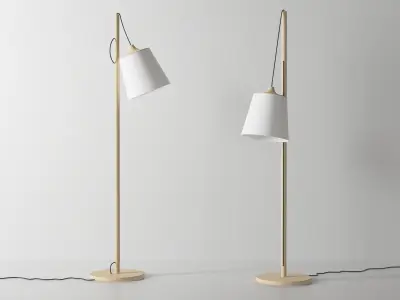 Pull Floor Lamp Free 3D model