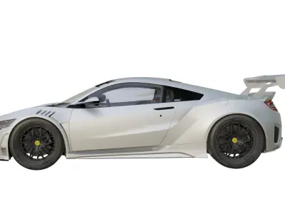 Acura NSX widebody Low-poly 3D model